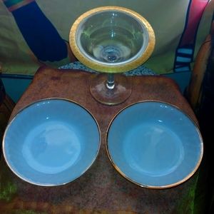 Fire king milk glass bowls...